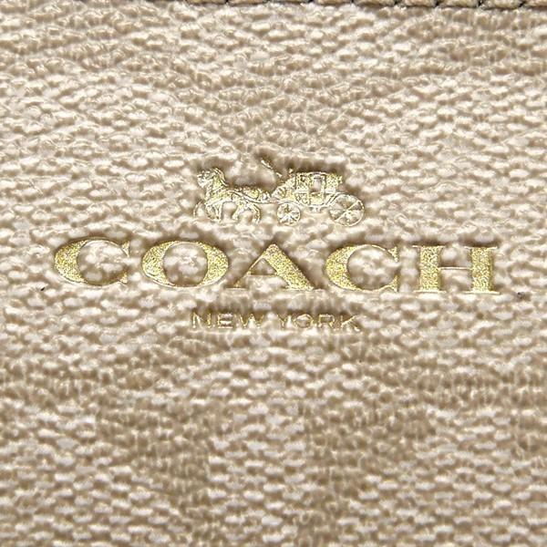 コーチ COACH ポーチ シグネチャー コスメポーチ ライトベージュ×アイボリー F53385 IMDQC｜brandol-s｜05