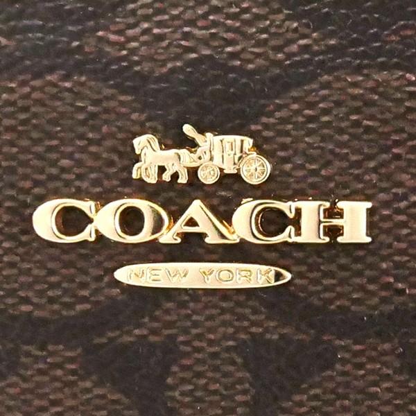 コーチ COACH レディース クラッチバッグ シグネチャー スクエアポーチ ブラウン F65806 IMAA8｜brandol-s｜06