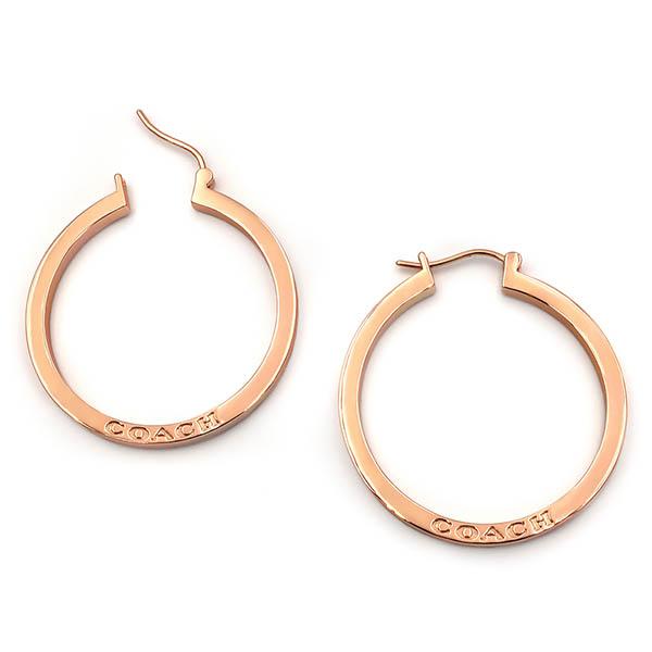 ポイント6倍》コーチ COACH ピアス レディース シンプル フープピアス