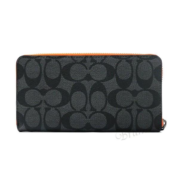 COACH コーチ メンズ ラウンドファスナー長財布 シグネチャー COACH コーチ メンズ ラウンドファスナー長財布 シグネチャー
