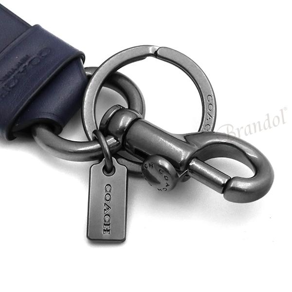 最大1000円クーポン コーチ Coach メンズ キーリング シンプル レザー ループ キーリング ネイビー F Qbca6 Co F Qbca6 Brandol Style 通販 Yahoo ショッピング