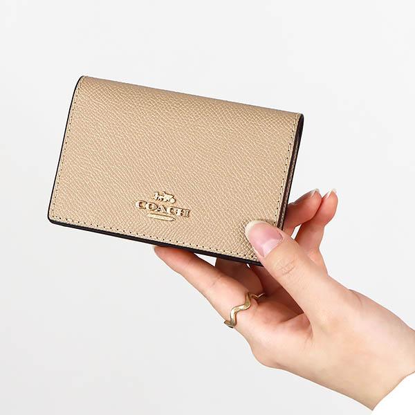 COACH コーチ 名刺入れ レディース メンズ レザー 無地 ロゴ COACH コーチ 名刺入れ レディース メンズ レザー 無地 ロゴ