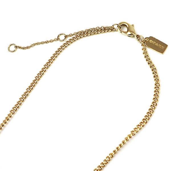 新品】コーチ ネックレス C4255-GLD アクセサリー パール ハート COACH コーチ ネックレス レディース パール ハート パドロック