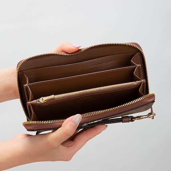 COACH 《P6倍_28日10:59迄》コーチ 財布 ラウンドファスナー 長 COACH 《P6倍_28日10:59迄》コーチ 財布 ラウンドファスナー 長