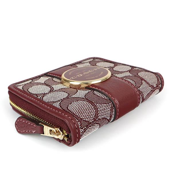 COACH コーチ 二つ折り財布 レディース シグネチャー ストライプ COACH コーチ 二つ折り財布 レディース シグネチャー ストライプ