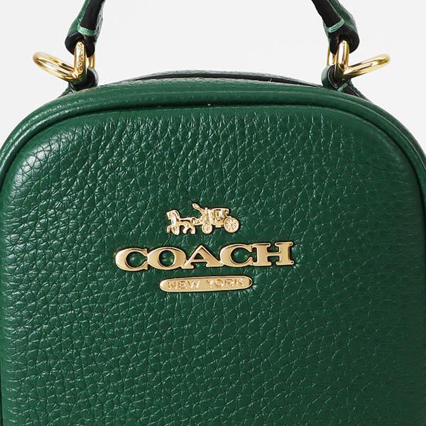 《ポイント10倍》コーチ COACH ショルダーバッグ レディース フォーン スマホショルダー クロスボディ 縦型 ダークグリーン CB854 IMCZS｜brandol-s｜07