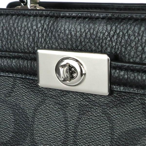 COACH（コーチ） ショルダーバッグ シグネチャー 2way ミニ ボストン