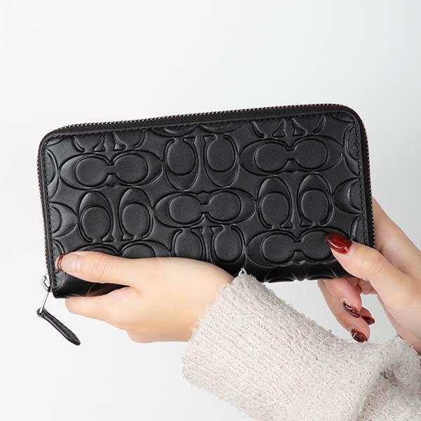 COACH 《P6倍_1日23:59迄》コーチ 財布 ラウンドファスナー 長 COACH 《P6倍_1日23:59迄》コーチ 財布 ラウンドファスナー 長