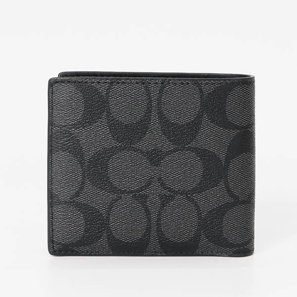 COACH 《P6倍_28日10:59迄》コーチ 二つ折り財布 メンズ COACH 《P6倍_28日10:59迄》コーチ 二つ折り財布 メンズ