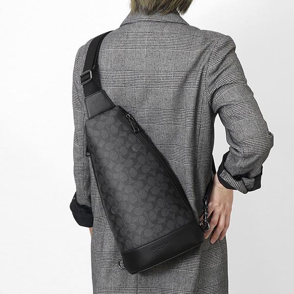 新品未使用品✨COACH ドミニク スリングバッグ レザー ボディバッグ 公式】コーチアウトレット | ドミニク スリング パック・シグネチャー