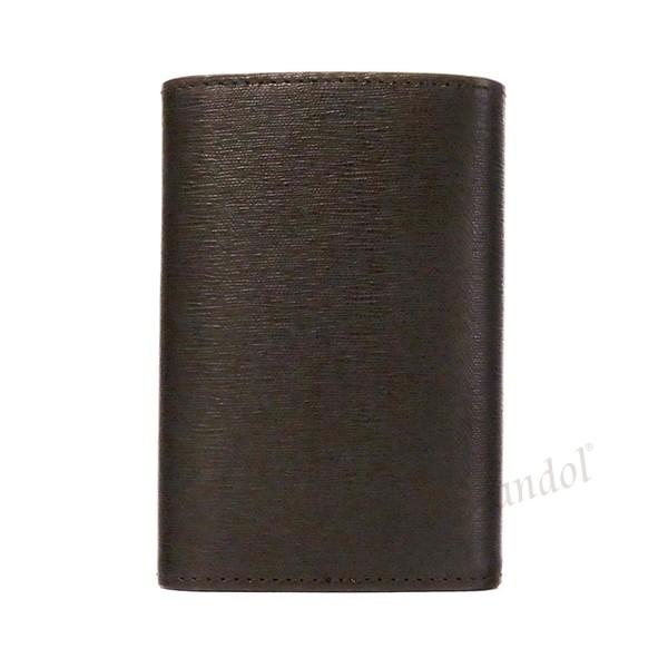 s24t-0048t【中古】dunhill ダンヒル SIDECAR 7 HOOK KEYCASE サイドカー 6連 キーケース　レザー FP5020E ブラック ダークブラウン dunhill（ダンヒル） キーケース メンズ SIDECAR サイドカー レザー 7