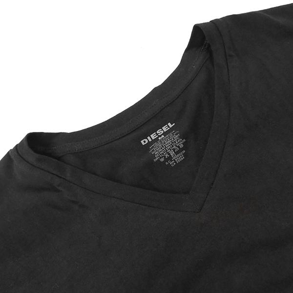 ディーゼル DIESEL メンズ Tシャツ 3枚組 Vネック S/M/L ブラック ホワイト グレー 00SPDM 0AALW 01｜brandol-s｜07