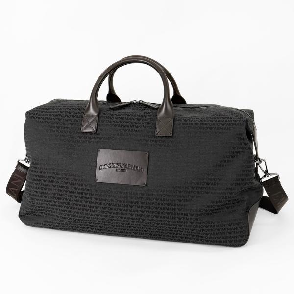 エンポリオアルマーニ EMPORIO ARMANI ボストンバッグ ショルダーベルト付き メンズ ブラック EM003552 AF13823 U8168