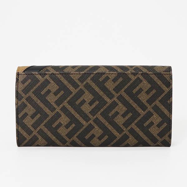 FENDI フェンディ 長財布 メンズ FF柄 ズッカ ロゴ バイカラー FENDI フェンディ 長財布 メンズ FF柄 ズッカ ロゴ バイカラー