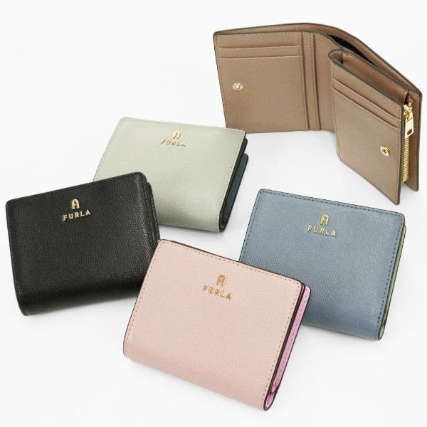 フルラ FURLA 二つ折り財布 レディース Camellia カメリア コンパクト 財布 ミニ財布 ミニウォレット レザー 各色 WP00307【MAX1000円クーポン】