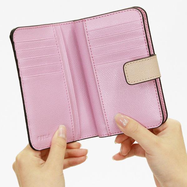 美品 FURLA カメリア レザー 二つ折り財布 ロゴ ベージュ 箱 保存袋つき FURLA（フルラ） 並行輸入 2つ折り財布 カメリア WP00307 HSF000 YU500