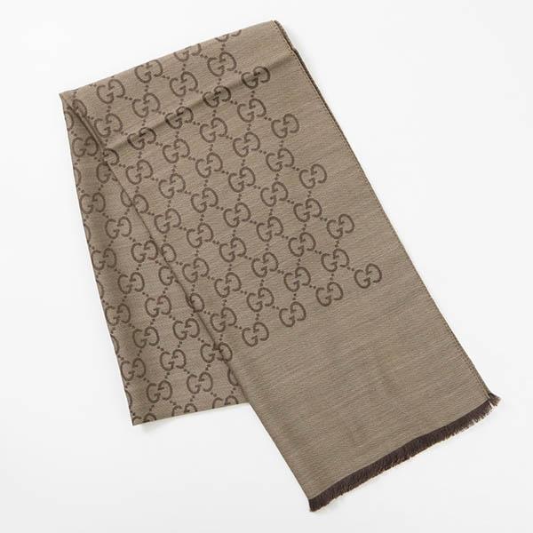 GUCCI ショートポンチョ シルク混 リボンタイ ボタニカル ベージュ 40 GUCCI グッチ ストール 165904 3G646 メンズ スカーフ シルク混