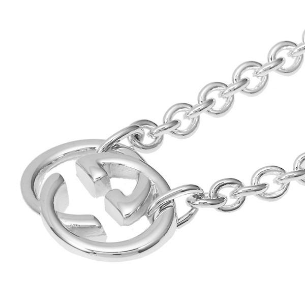 GUCCI グッチ ネックレス メンズ Gロゴモチーフ シルバーブリット