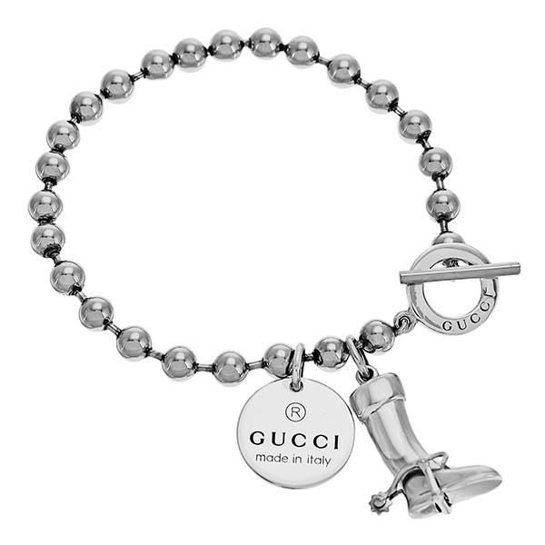 《最大17%還元》グッチ GUCCI ブレスレット メンズ レディース ブーツ チャーム ボールチェーン シルバー 390994 J8400 0702 《最大17%還元》グッチ GUCCI ブレスレット メンズ レディース ブーツ チャーム ボールチェーン シルバー 390994 J8400 0702