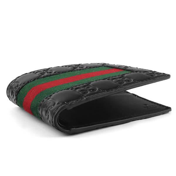 GUCCI グッチ 二つ折り財布 メンズ ウェブライン 札入れ GUCCI グッチ 二つ折り財布 メンズ ウェブライン 札入れ