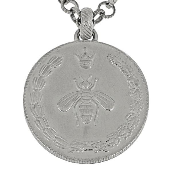 GUCCI グッチ メンズ レディース ネックレス ビー コイン GUCCI グッチ メンズ レディース ネックレス ビー コイン