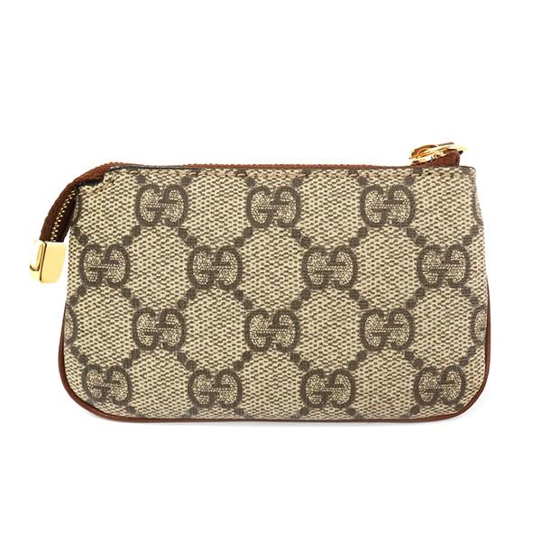 グッチ GUCCI 小銭入れ シグネチャー GGスプリーム キーリング付き ベージュ系 447964 KLQHG 8526｜brandol-s｜02