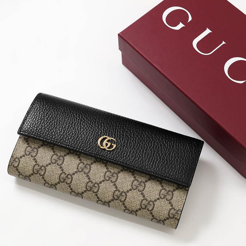 GUCCI（グッチ） 長財布 ダブルG GGスプリーム バイカラー