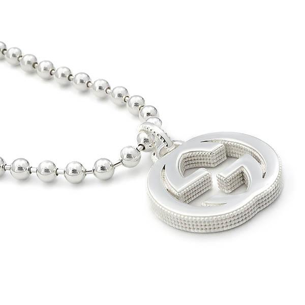GUCCI グッチ ネックレス インターロッキングG ボールチェーン GUCCI グッチ ネックレス インターロッキングG ボールチェーン
