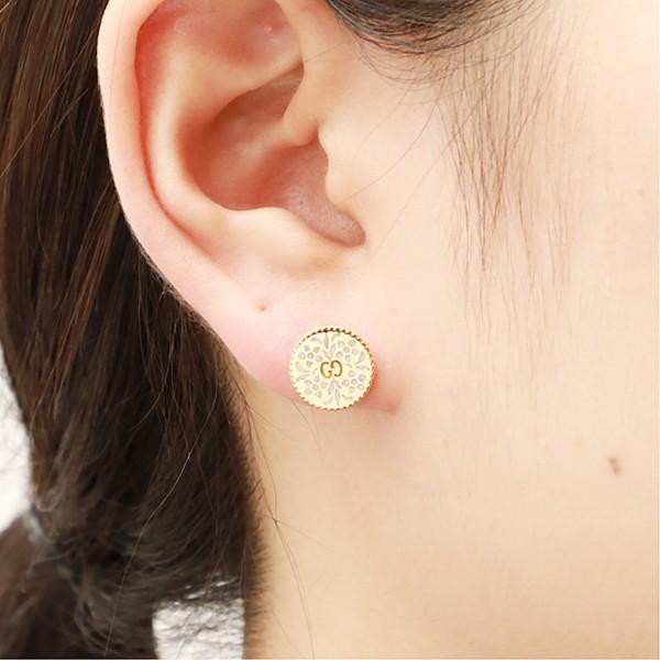 GUCCI 《P6倍_2日10:59迄》グッチ レディース ピアス K18 アイコン