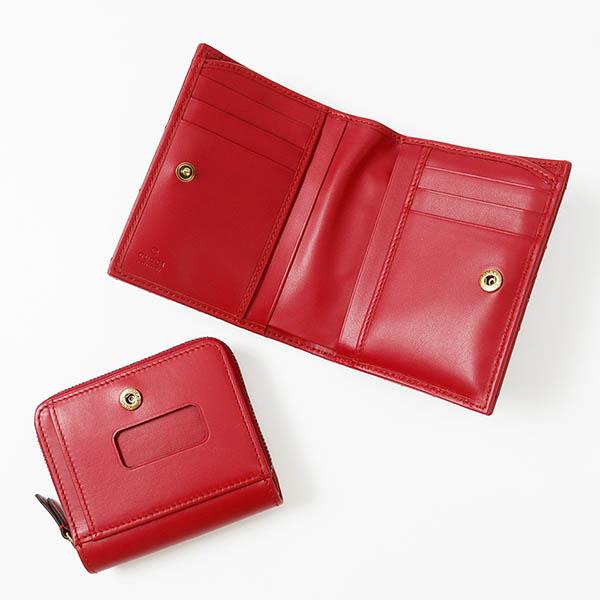 GUCCI グッチ レディース 二つ折り財布 GGマーモント レザー GUCCI グッチ レディース 二つ折り財布 GGマーモント レザー