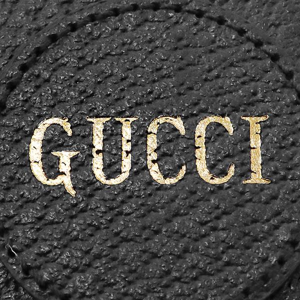 GUCCI（グッチ） メンズ レディース 長財布 ロゴ レザー ブラック
