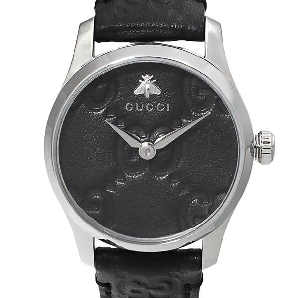 グッチ GUCCI 腕時計 レディース Gタイムレス G-Timeless 27mm ブラック YA126579Aの画像
