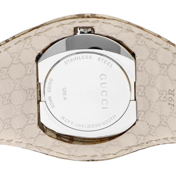 《期間限定P10倍》グッチ GUCCI 腕時計 レディース U-プレイ 35.5mm GGロゴ シルバー ベージュ系 YA129425｜brandol-s｜08