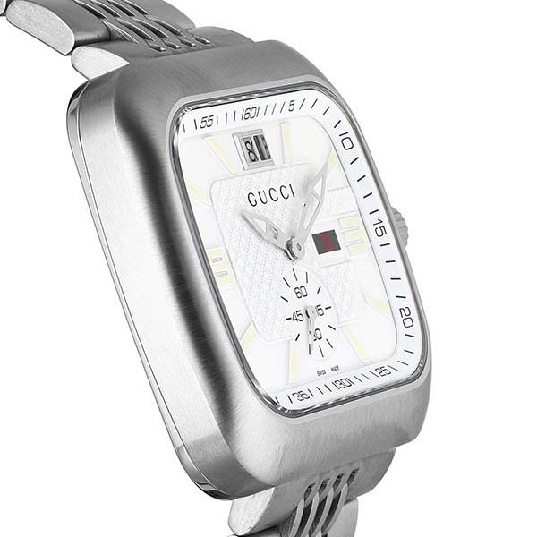 GUCCI（グッチ） 腕時計 メンズ クーペ Coupe 42mm ホワイト シルバー