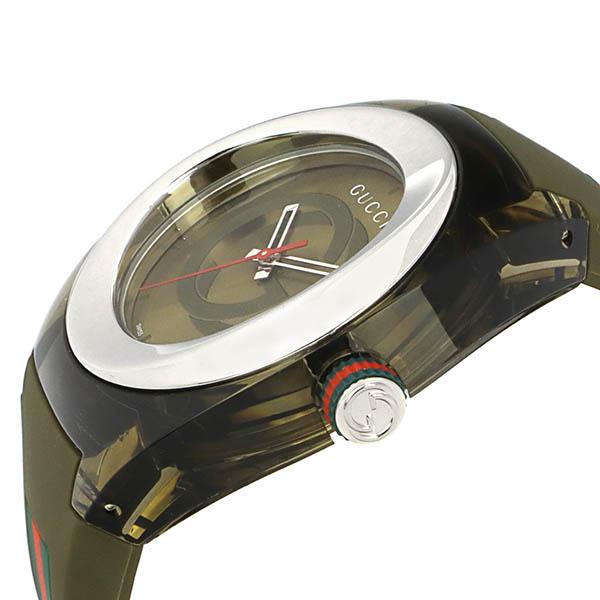 GUCCI（グッチ） 腕時計 メンズ シンク SYNC 46mm グリーン系 YA137106