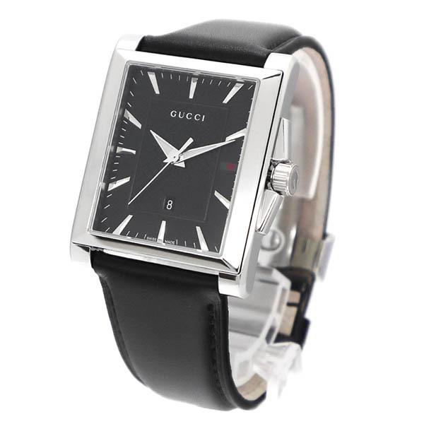 GUCCI（グッチ） 腕時計 メンズ Gタイムレス スクエア ブラック