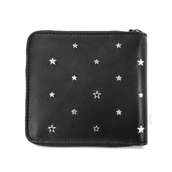 ⭐️新品未使用⭐️　ジミーチュウ　LAWRENCE　二つ折り財布　スタースタッズ Amazon | [ジミーチュウ] JIMMY CHOO LAWRENCE LTR BLACK