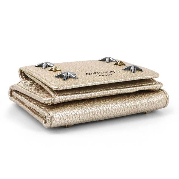 JIMMY CHOO 《最大18%還元》ジミーチュウ 三つ折り財布 レディース  