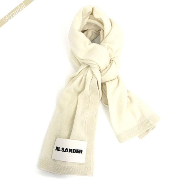 ジルサンダープラス Jil Sander+ マフラー カシミヤ ニット スカーフ ホワイト JSCT764009 WTY10008 107