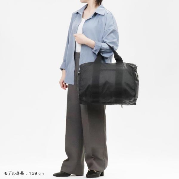 レスポートサック LeSportsac ボストンバッグ レディース ESSENTIAL MEDIUM DUFFLE 2way バッグ 無地 ブラック 1501 C363【P5倍_5日23:59迄】_18