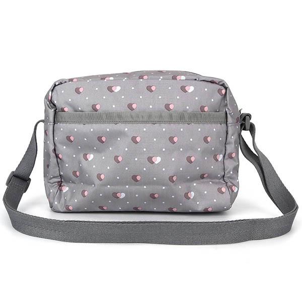 《ポイント8倍》レスポートサック LeSportsac ショルダーバッグ レディース MINI CROSSBODY ハート柄 ライトグレー 2434 F516｜brandol-s｜02