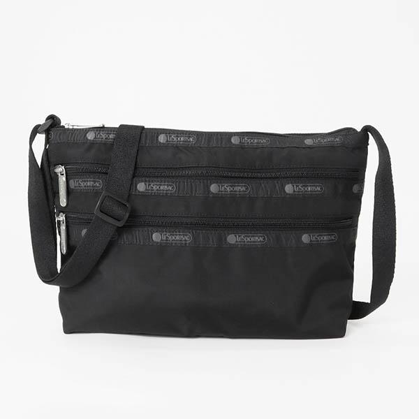 《ポイント8倍》レスポートサック LeSportsac ショルダーバッグ レディース QUINN BAG 無地 ブラック 3352 5982｜brandol-s