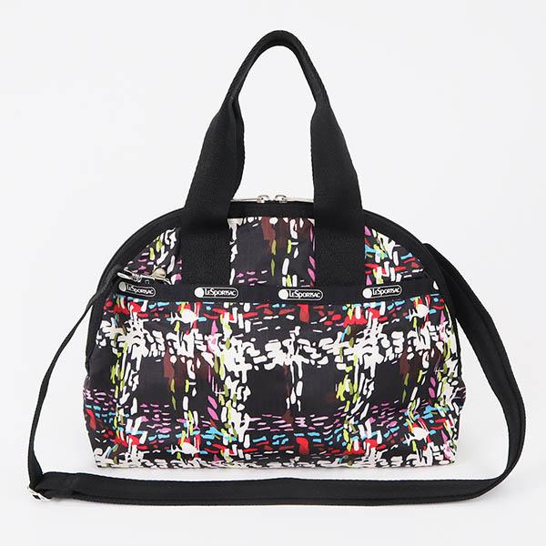 《ポイント5倍》レスポートサック LeSportsac ショルダーバッグ レディース YORK SATCHEL 2way ミニ チェック柄 ブラック系 3561 E474｜brandol-s｜02