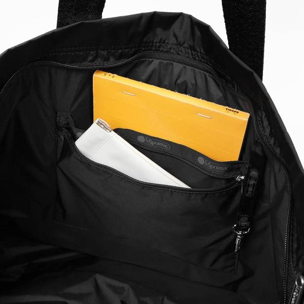 レスポートサック LeSportsac トートバッグ レディース CARLIN ZIP TOP TOTE BAG 無地 ブラック 3688 R086【最大2000円クーポン】の画像