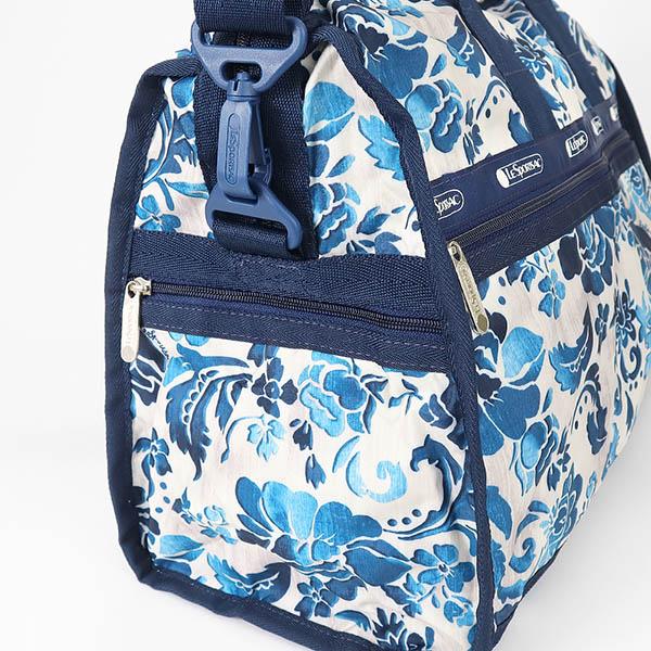 レスポートサック LeSportsac ボストンバッグ レディース DELUXE MED WEEKENDER 花柄 ブルー ホワイト系 4318 E478｜brandol-s｜08