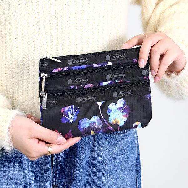 LeSportsac（レスポートサック） ポーチ レディース 3-ZIP COSMETIC