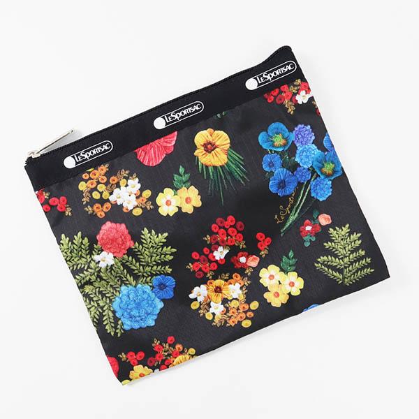 レスポートサック LeSportsac ショルダーバッグ レディース DELUXE EVERYDAY BAG 花柄 ブラック系 7507 E477｜brandol-s｜09