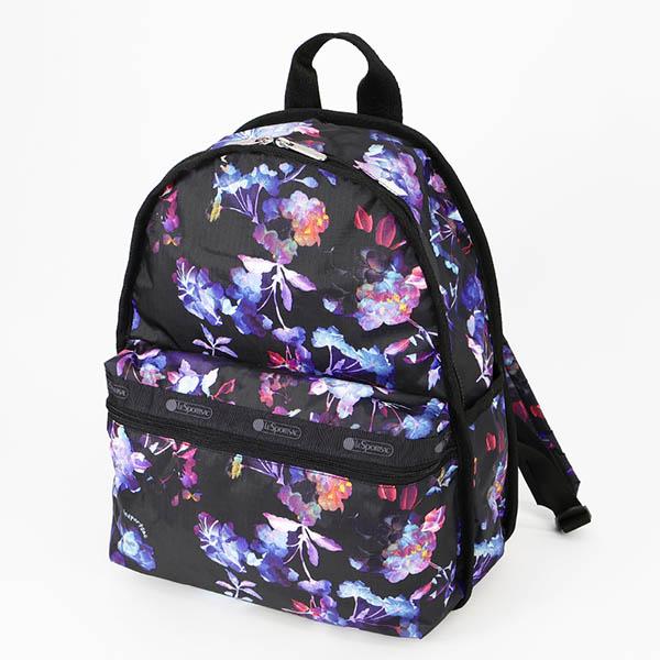 新品未使用　レスポートサックバックパック　ブラック花柄 LeSportsac（レスポートサック） バックパック レディース リュック