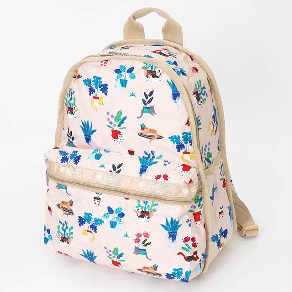 猫顔　リュック　バッグパック　レスポートサック レスポートサックリュックネコ