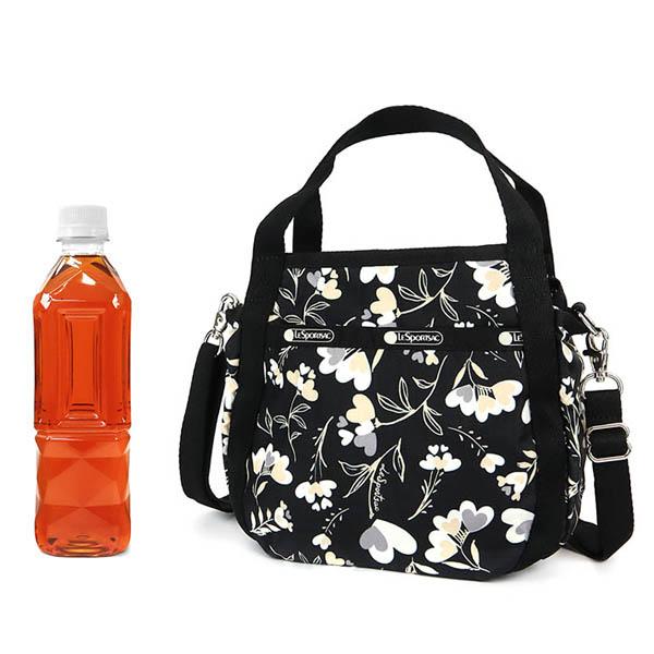 《最大16%還元》レスポートサック LeSportsac ショルダーバッグ レディース SMALL JENNI 2way トート ハート 花柄 ブラック系 8056 F534｜brandol-s｜08